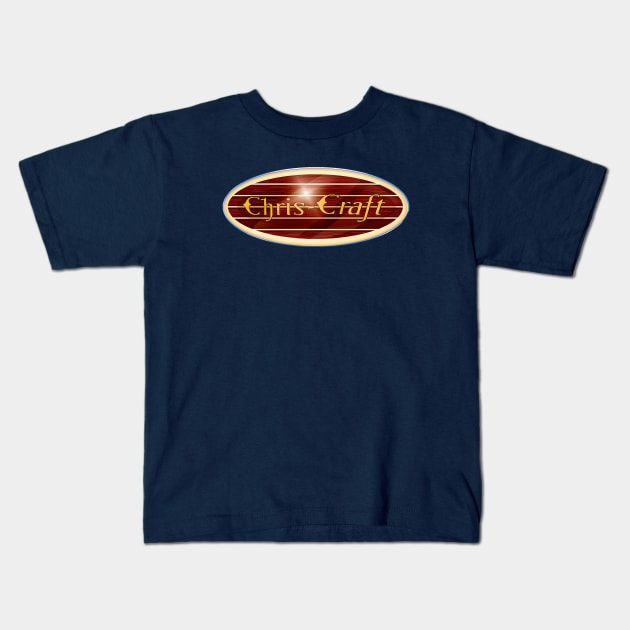 Chris Craft Kids T-Shirt by Midcenturydave